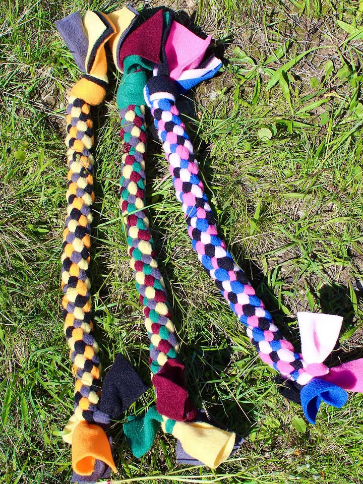 Scoubidou longo - Brinquedo para cão por atacado de Leenia