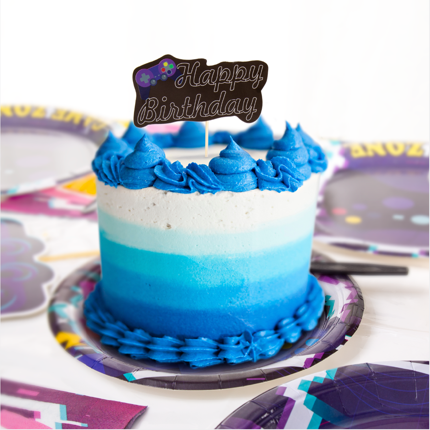 Mighty Mojo Toys - Wholesale Disposable Tableware Pack - Video Gamer Party In a Box!2