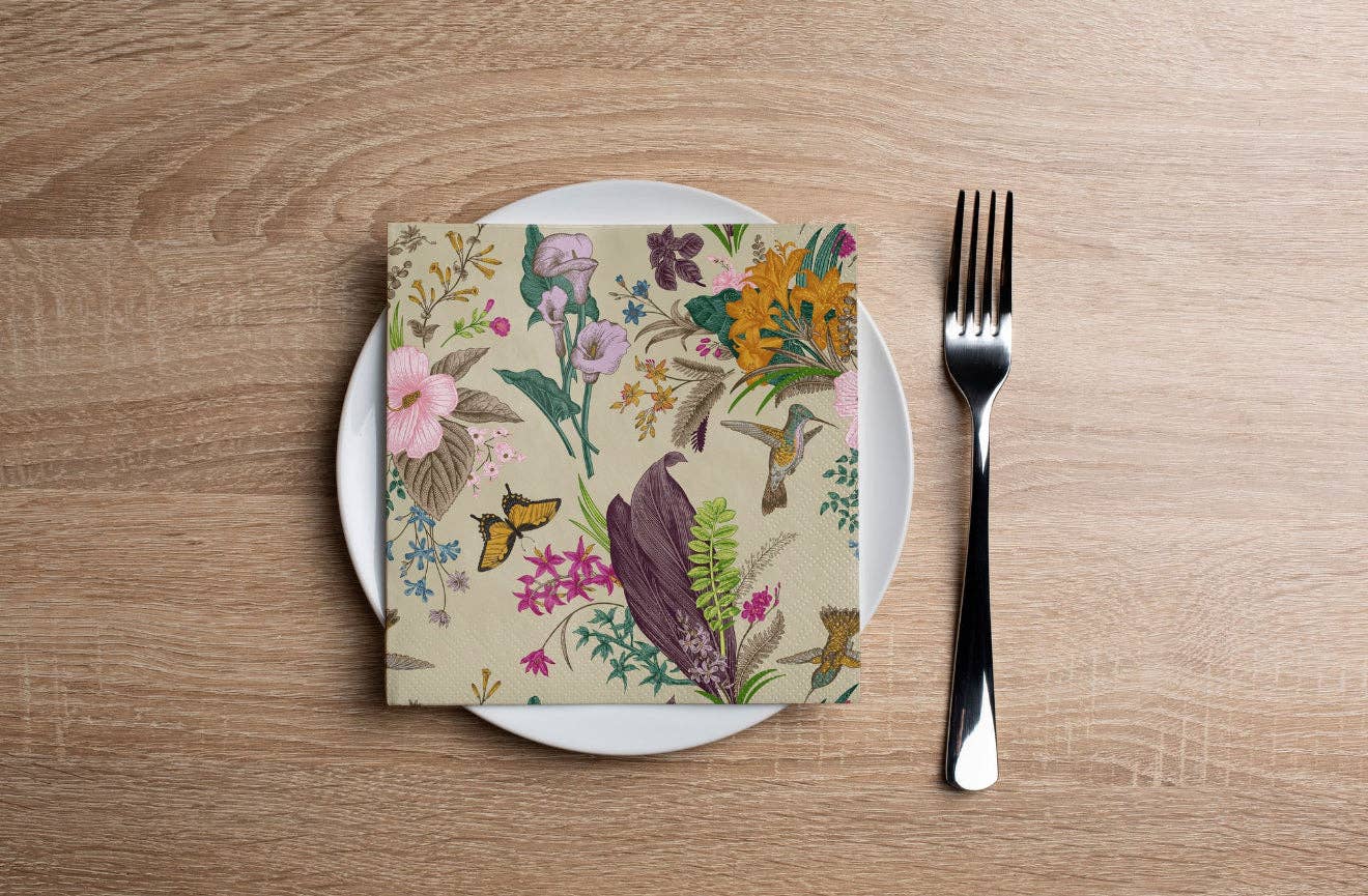 Altoonastore - Wholesale Disposable Napkin - Vintage Monarch Cocktail Napkin0