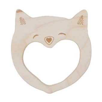 Wooden Story Soother - Smiley Cat for wholesale by Axis Toys & Gifts