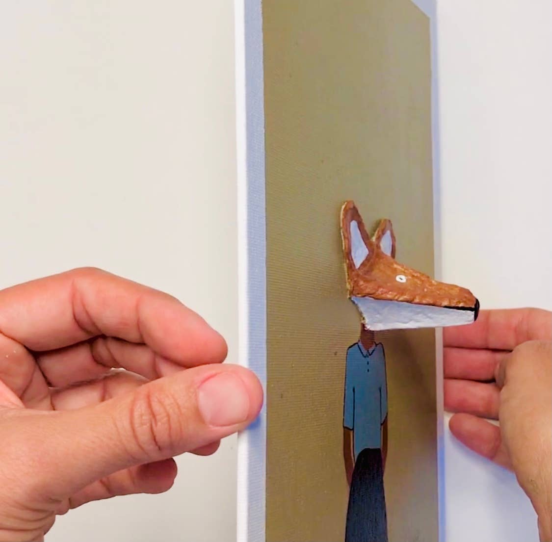 Lu Elan - Wholesale Painting/Drawing - 3D Recycled Animal Portrait. Bunny7