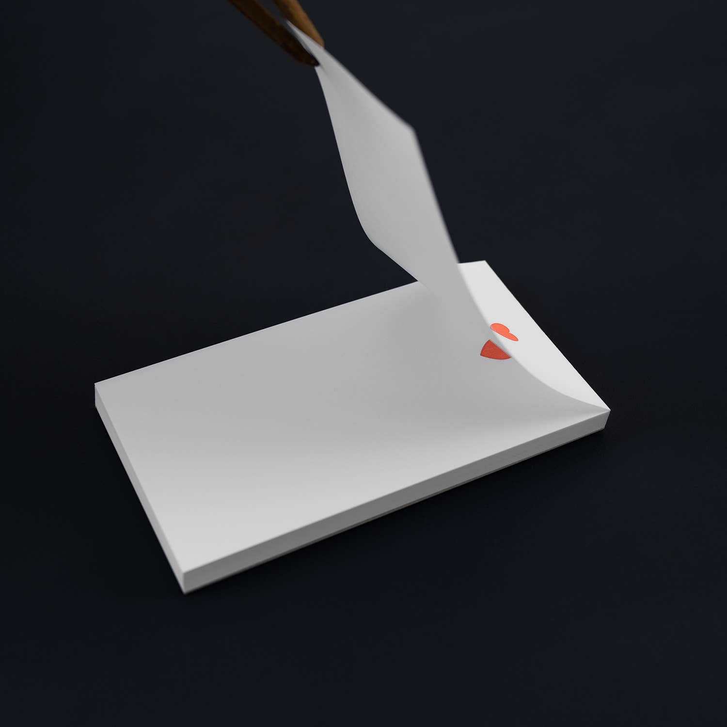 le typographe - Wholesale Notepad - MINI HEART NOTEPAD1