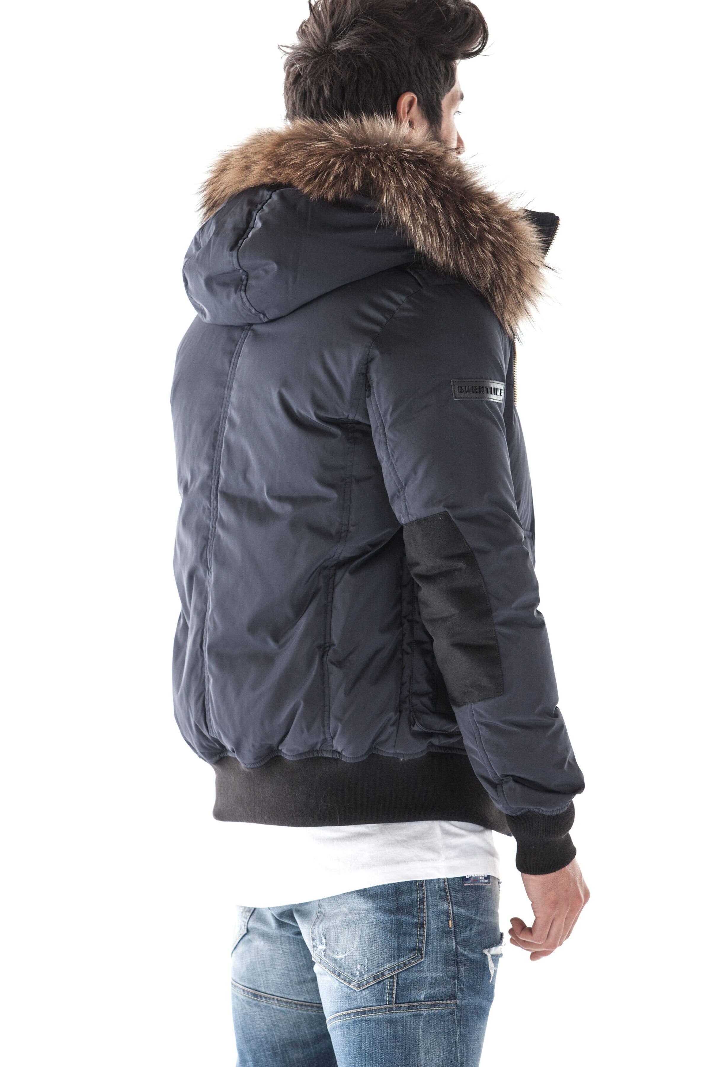 Burntlime - Wholesale Puffer Jacket - Men's - Carbon Bomber1