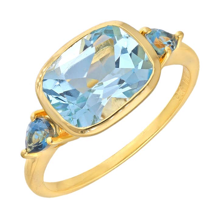 Gold Plated Over Silver Sky Blue Topaz Solitaire Rings and other Purchase Wholesale topaz. Free Returns & Net 60 Terms on Faire trending on Faire.