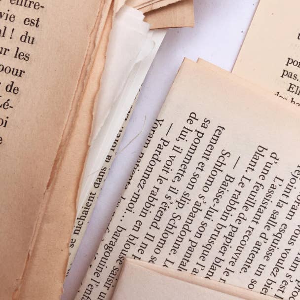 Chapteries - Wholesale DIY Craft Kit - Book pages kit3