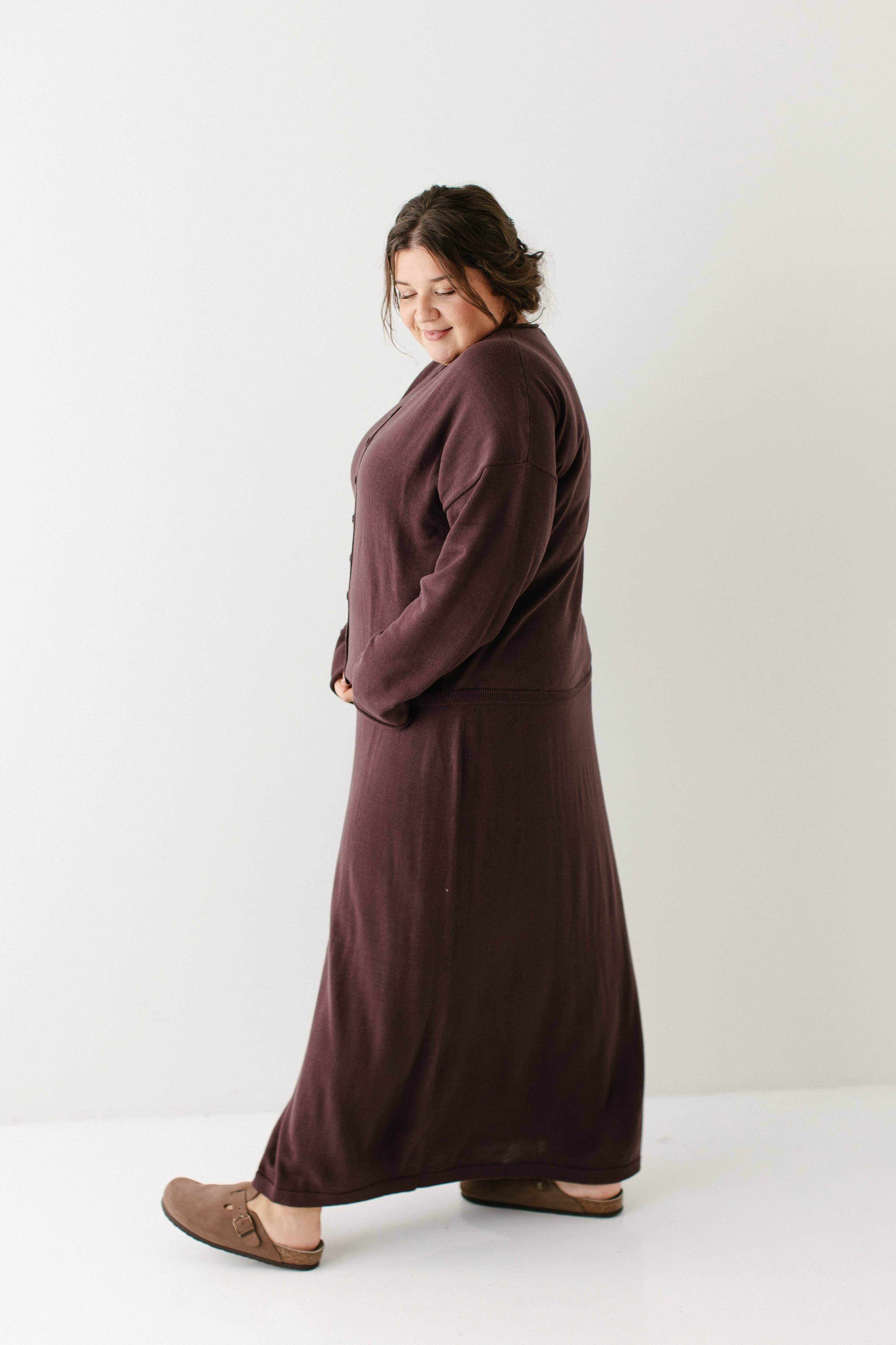 The Main Street Exchange - Wholesale Skirt - Women's - 'Jana' Cotton Blend Midi Sweater Skirt17