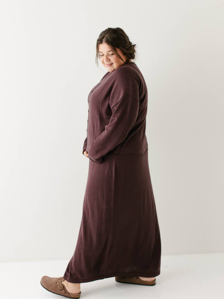 The Main Street Exchange - Wholesale Skirt - Women's - 'Jana' Cotton Blend Midi Sweater Skirt17