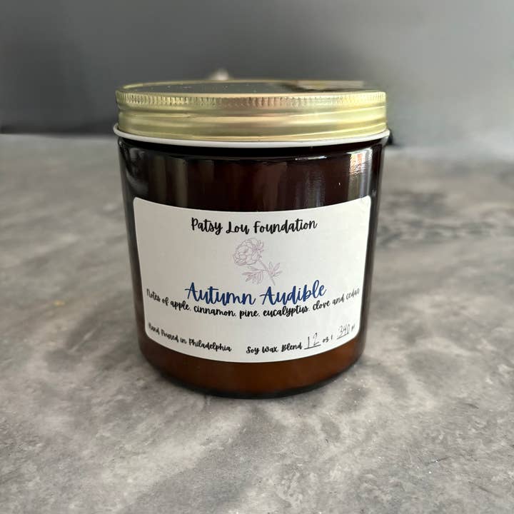 Patsy Lou Foundation – wholesale Jar/filled candle – Autumn Audible
