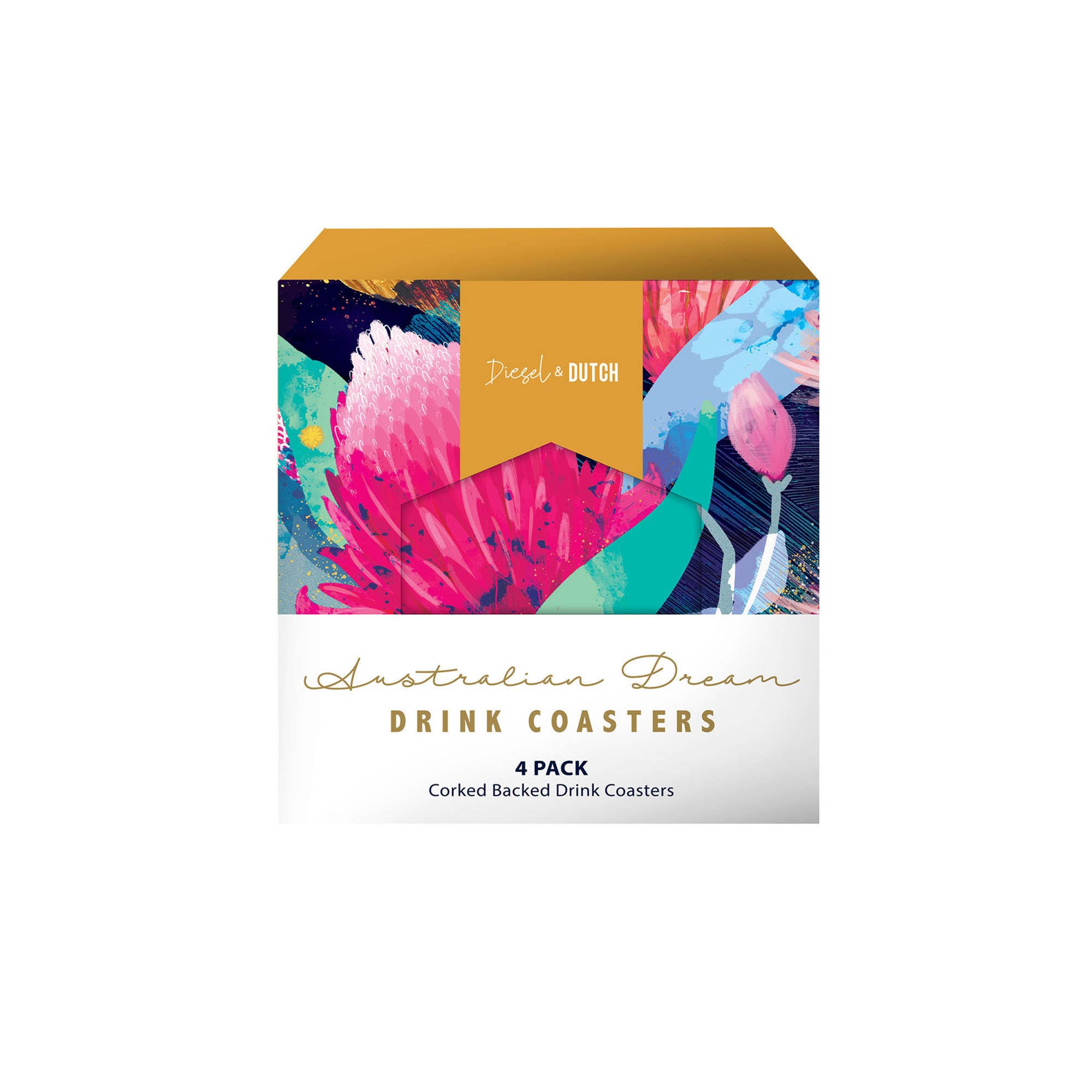 Diesel & Dutch – wholesale Underlägg – Australian Dream 4-pack dryckesunderlägg [6]1