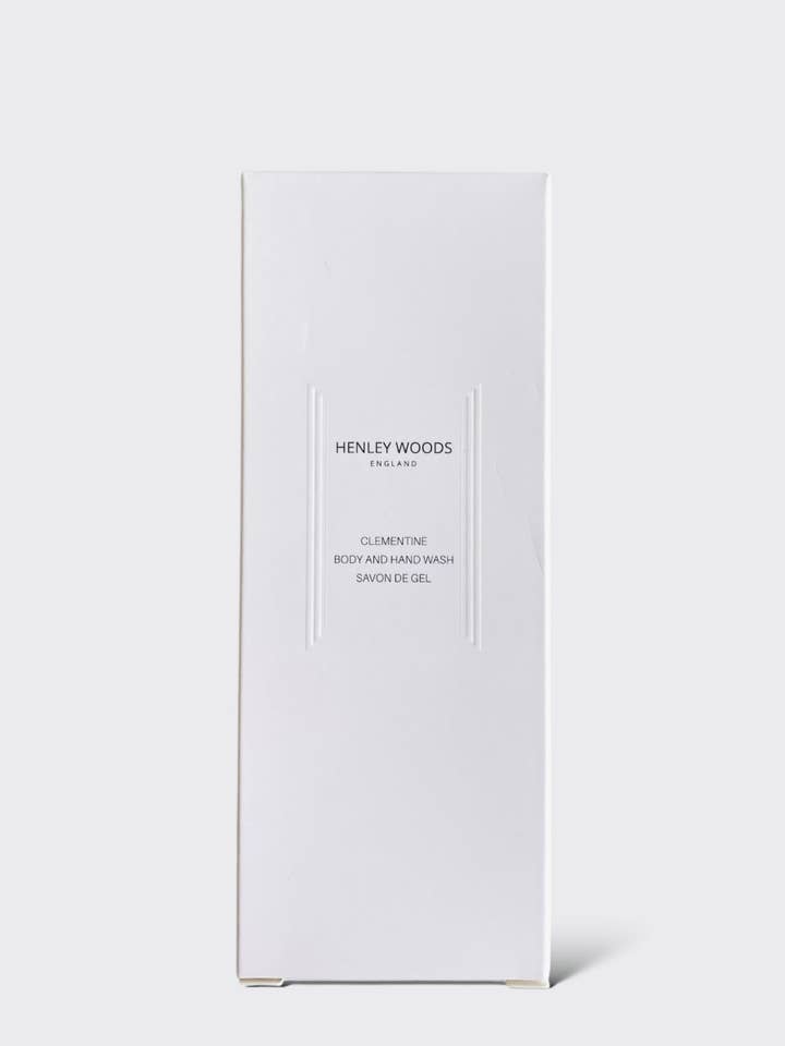 CLEMENTINE BODY AND HAND WASH for wholesale by Henley Woods England