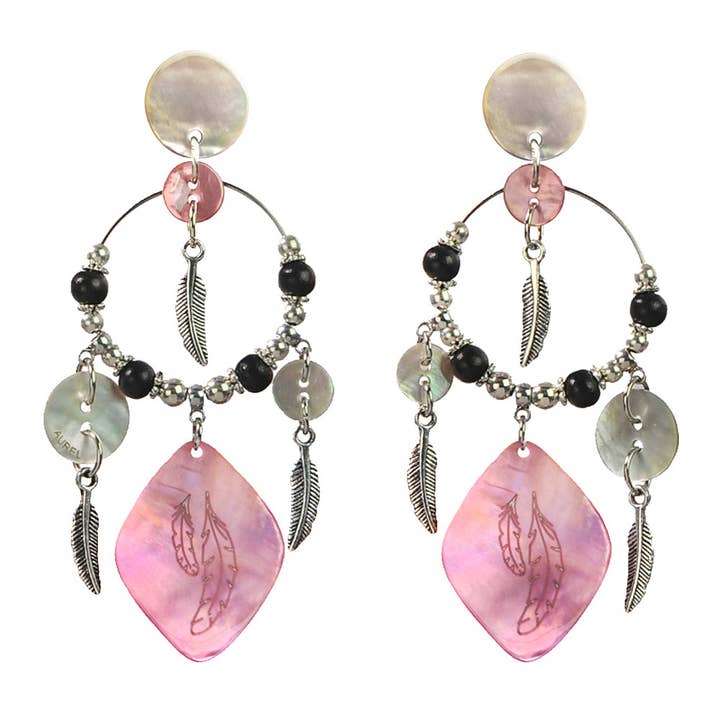 Dreamcatcher-Loops - leichte Ohrringe mit Volumen für den Großhandel von Aurel Création