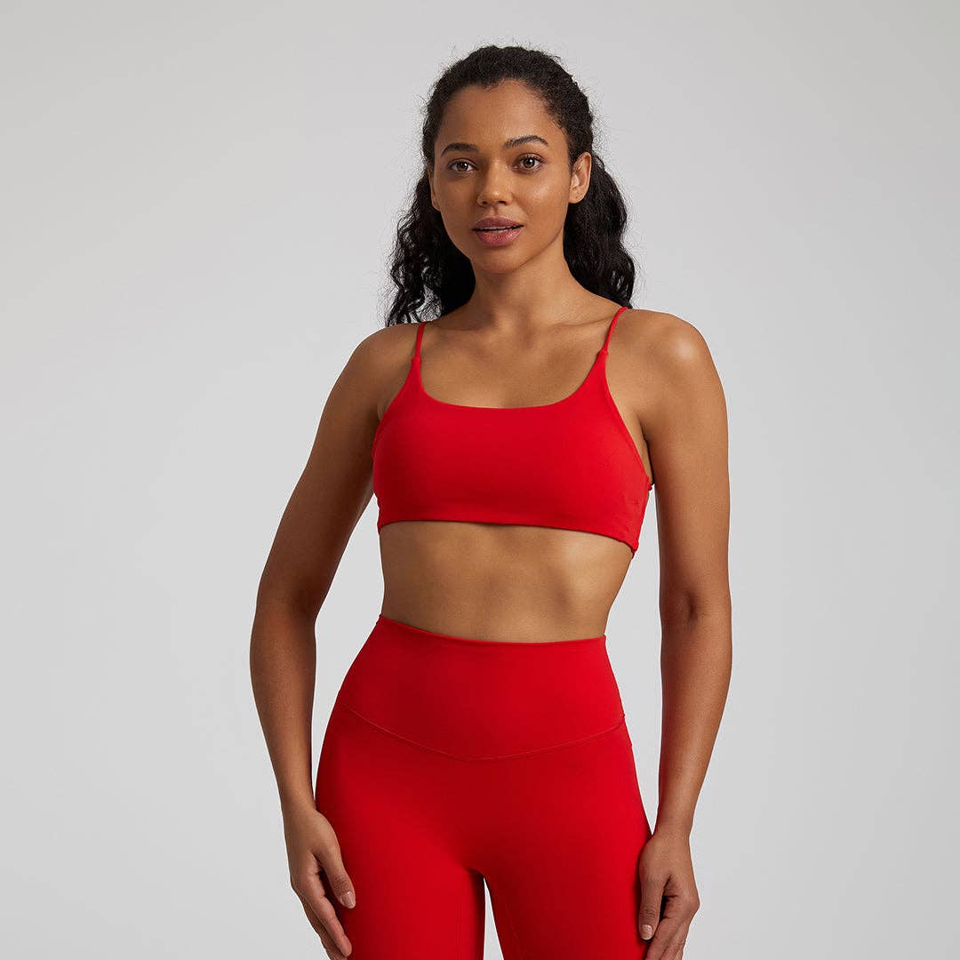 WONDERXFANS - Wholesale Sports Bra - Women's - Thin shoulder strap cross back sports bra25