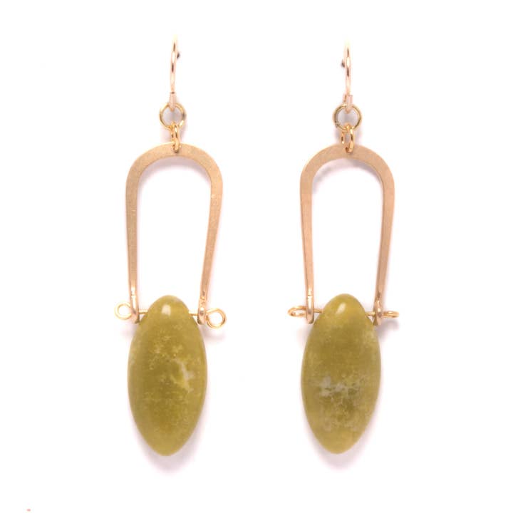 Serpentine Amulet Earrings- Limited Edition for wholesale by Michelle Starbuck Designs
