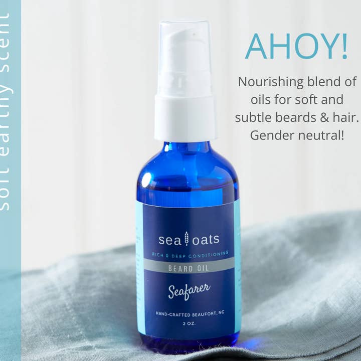 Seafarer Beard Oil for wholesale by Sea Oats Candle Company