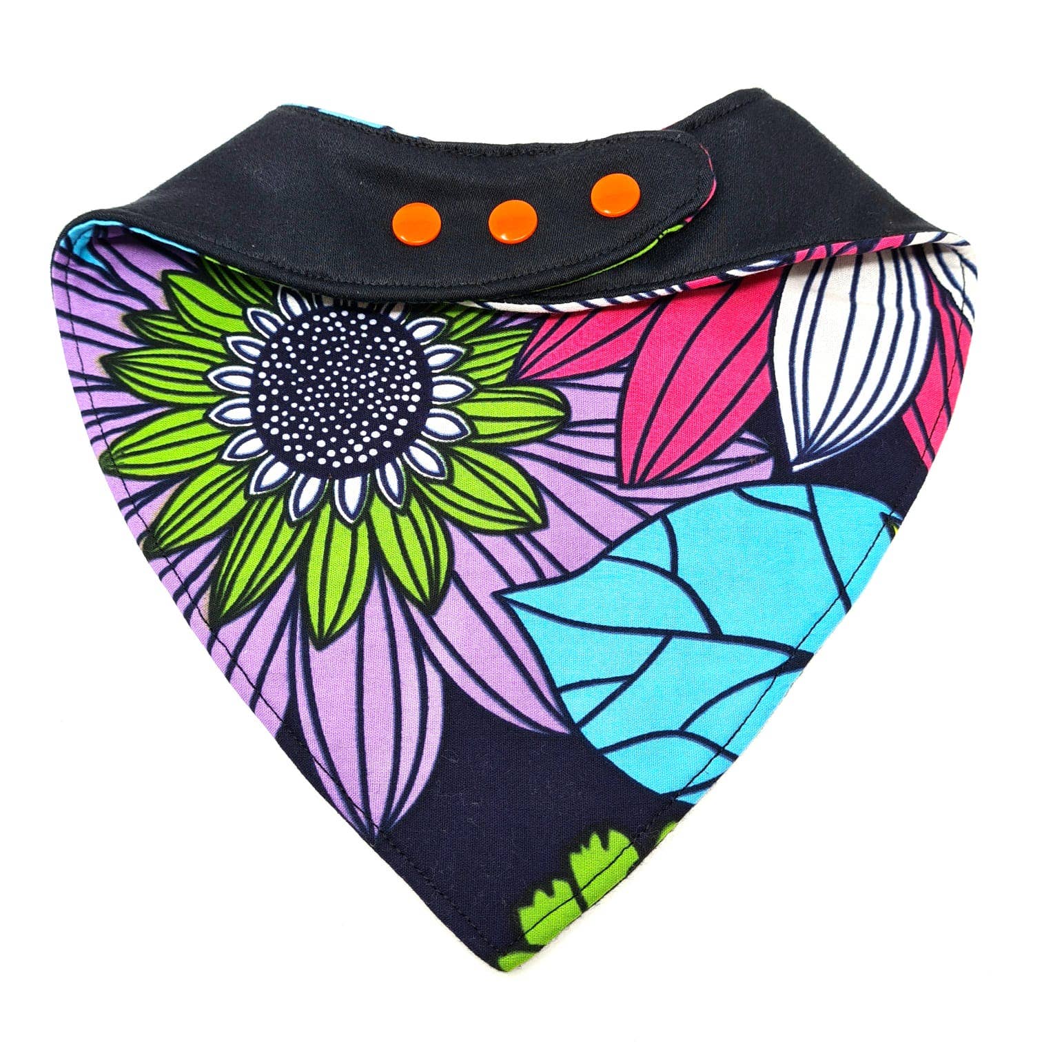 TobiAkiode – wholesale Bandana bib – Pink Turquoise Unique and lovely Bandana Bib2