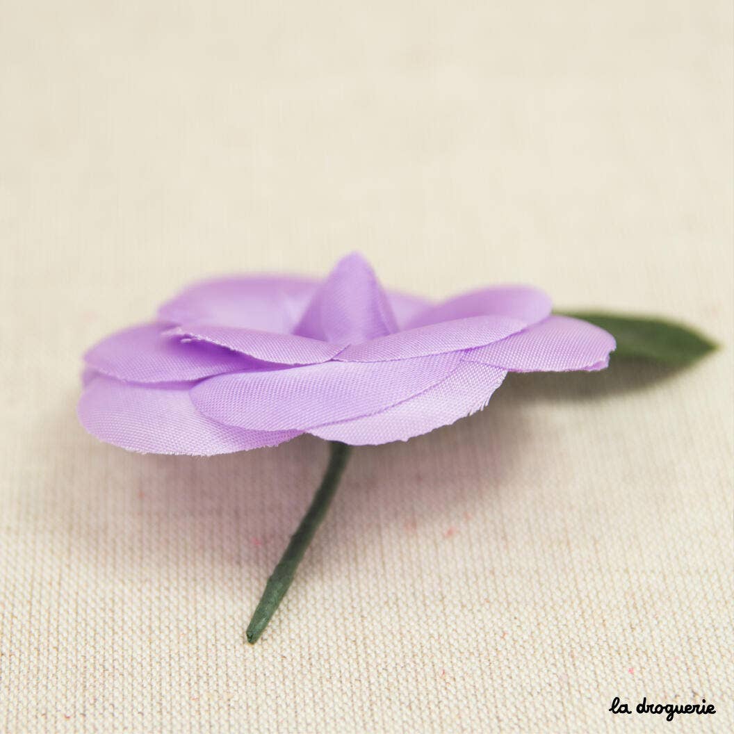 LA DROGUERIE - Wholesale Artificial Flowers - Satin Camellia fabric flower4