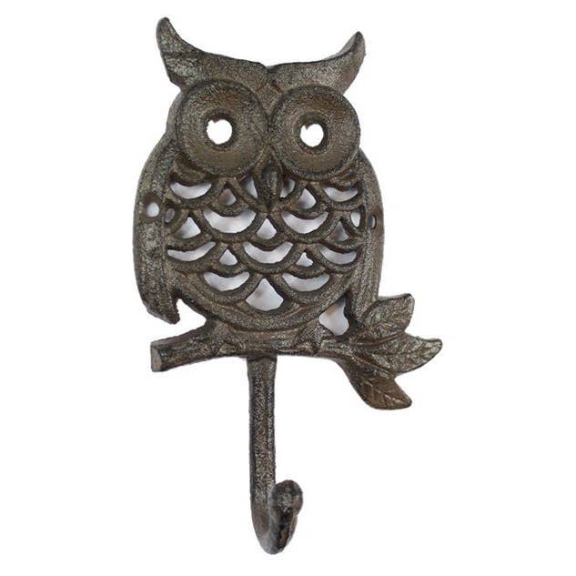 Crochet hibou en fonte 6" pour la vente par Hampton Ironworks