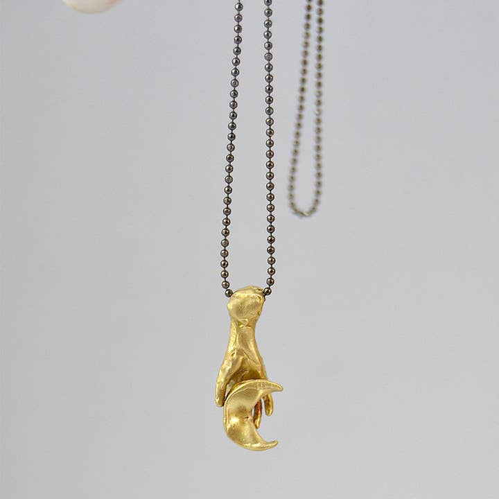 Halsband "Ofelia fångade månen" för wholesale av Angelo Bordino ornamenti da indossare