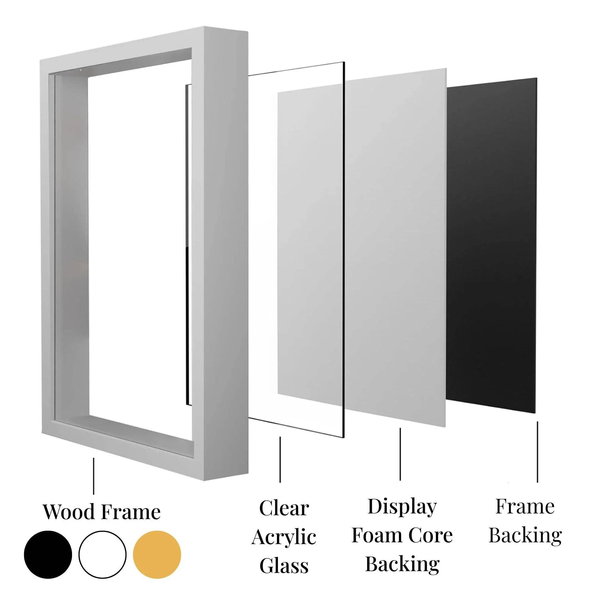 Modern Memory Design Picture Frames - Wholesale Picture Frame - Black 12x20 Shadow Box Picture Frame 12 x 20 Display Case Deep12