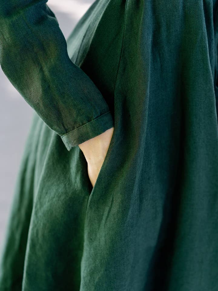 Son de Flor - Wholesale Dress - Women's - Wrap Dress, Long Sleeve2