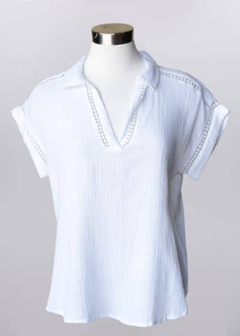 Keren Hart - Wholesale Blouse - Women's - 78026 White