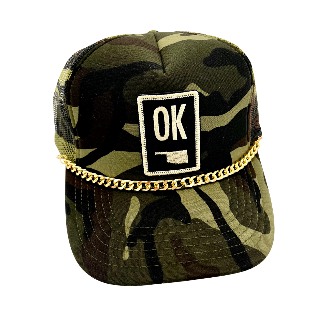 Billie Jane's Trucker Hats - Wholesale Trucker Hat - Women's - State of Oklahoma Embroidered Patch . Trucker Hat5