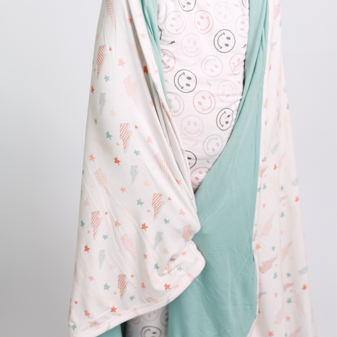 Poppy and rows - Wholesale Bedding Blanket - Kids & Baby - Electric Check Blanket2