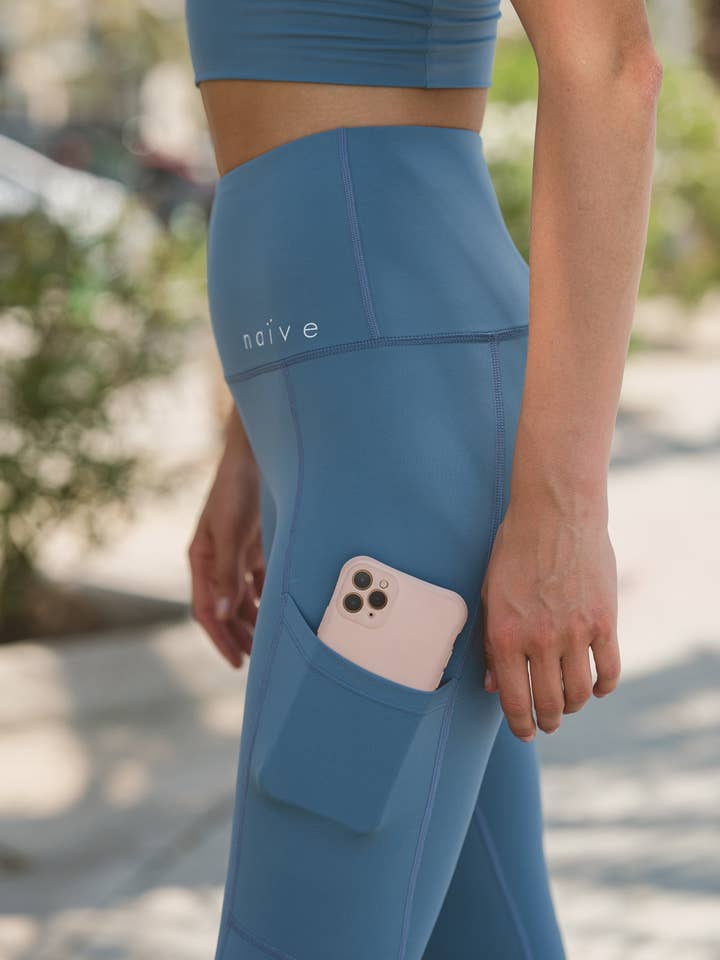 BLUE LEGGING for wholesale by Naïve