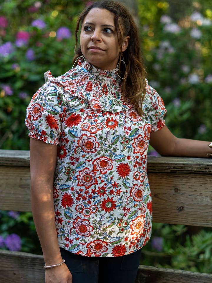 Yoke Top for wholesale by Sohana