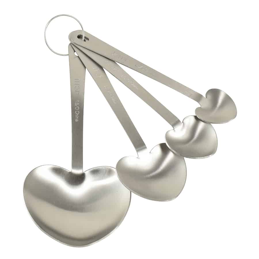 R&M International - Vendita all'ingrosso Cucchiaio misurino - Set di misurini Hearts Bucket /302