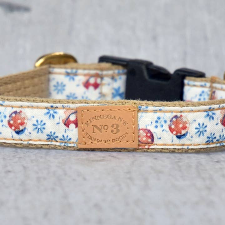 3/4 " Ladybug Collar for wholesale by Finnegan’s Standard Goods