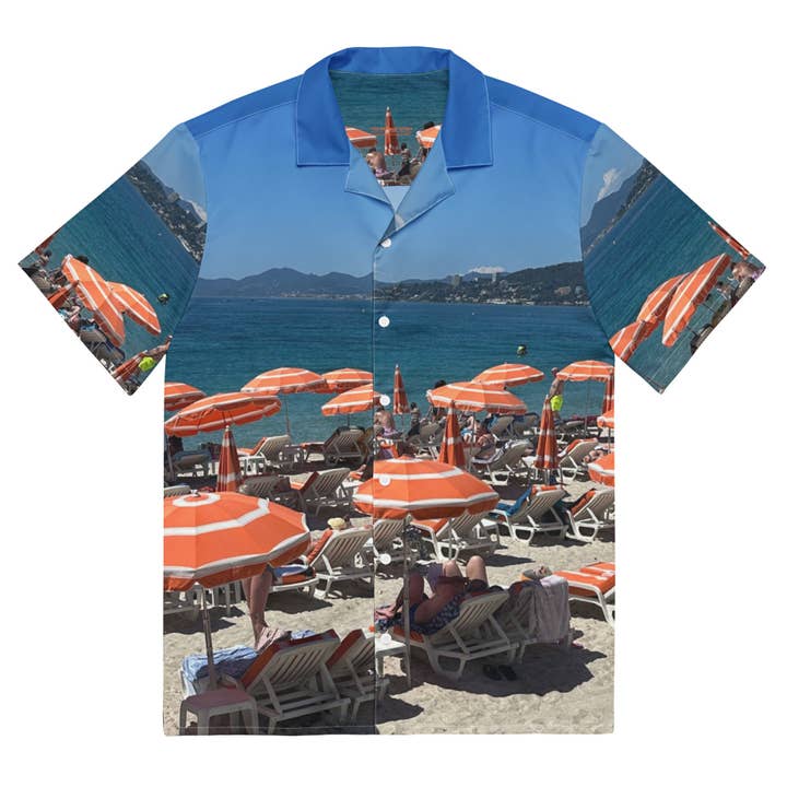 French Riviera - Chemise de piscine pour la vente par The Refined Spirit