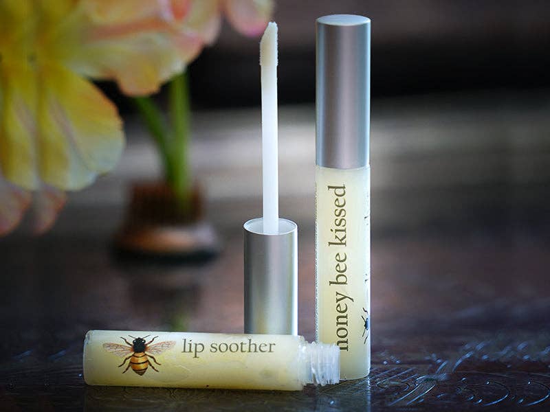 Beeline Skin Care - Wholesale Lip Balm - Honeybee Kissed  natural, untinted leaves lips kissably soft2