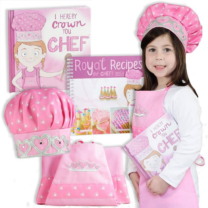 Princess Chef Gift Set w/ Book, Apron, Hat and Cookbook and other Purchase Wholesale baker. Free Returns & Net 60 Terms on Faire trending on Faire.