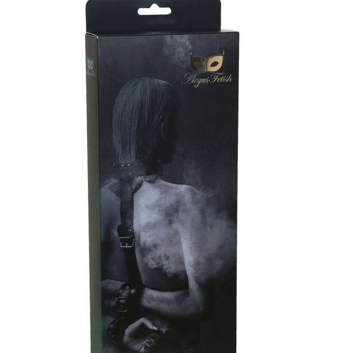 Argus - AF 001014 - Håndledsmanchetter - Sort Læder - 1 Stk for engroshandel hos Kinky Pleasure