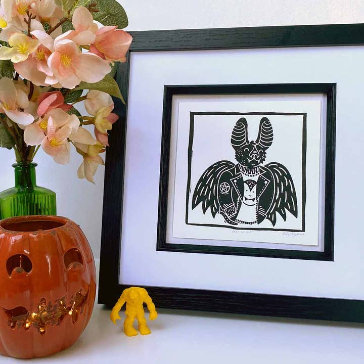 Bat Boy Art Print for wholesale by Blockforest