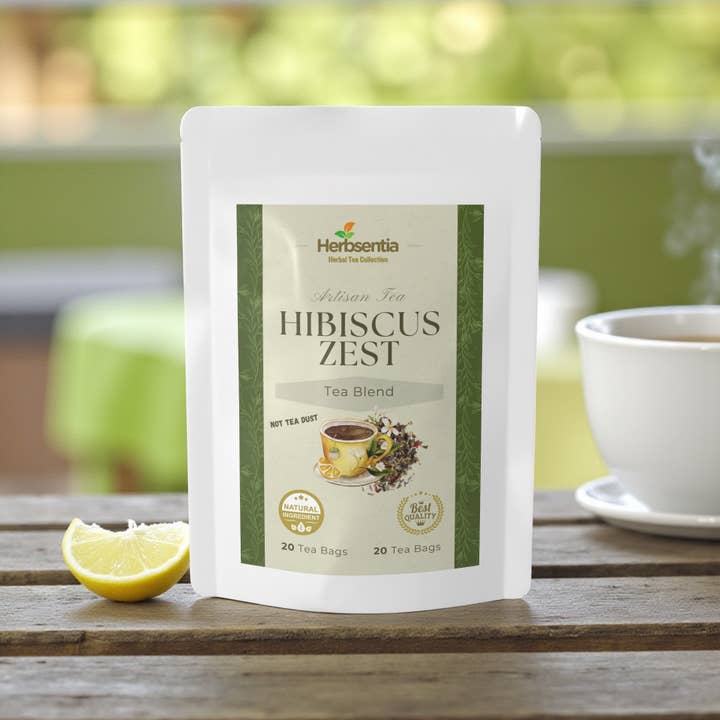 Hibiscus Zest Tea - Herbal Blend for Daily Vitality for wholesale by Succus