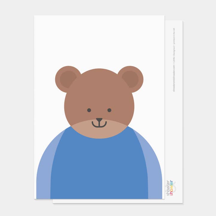 Brunbjörn vykort för wholesale av Showler and Showler