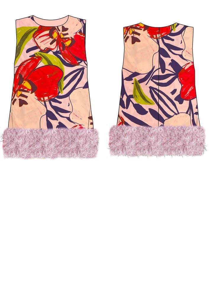 Hilary MacMillan - Wholesale Blouse - Women's - Feather Hem Top3