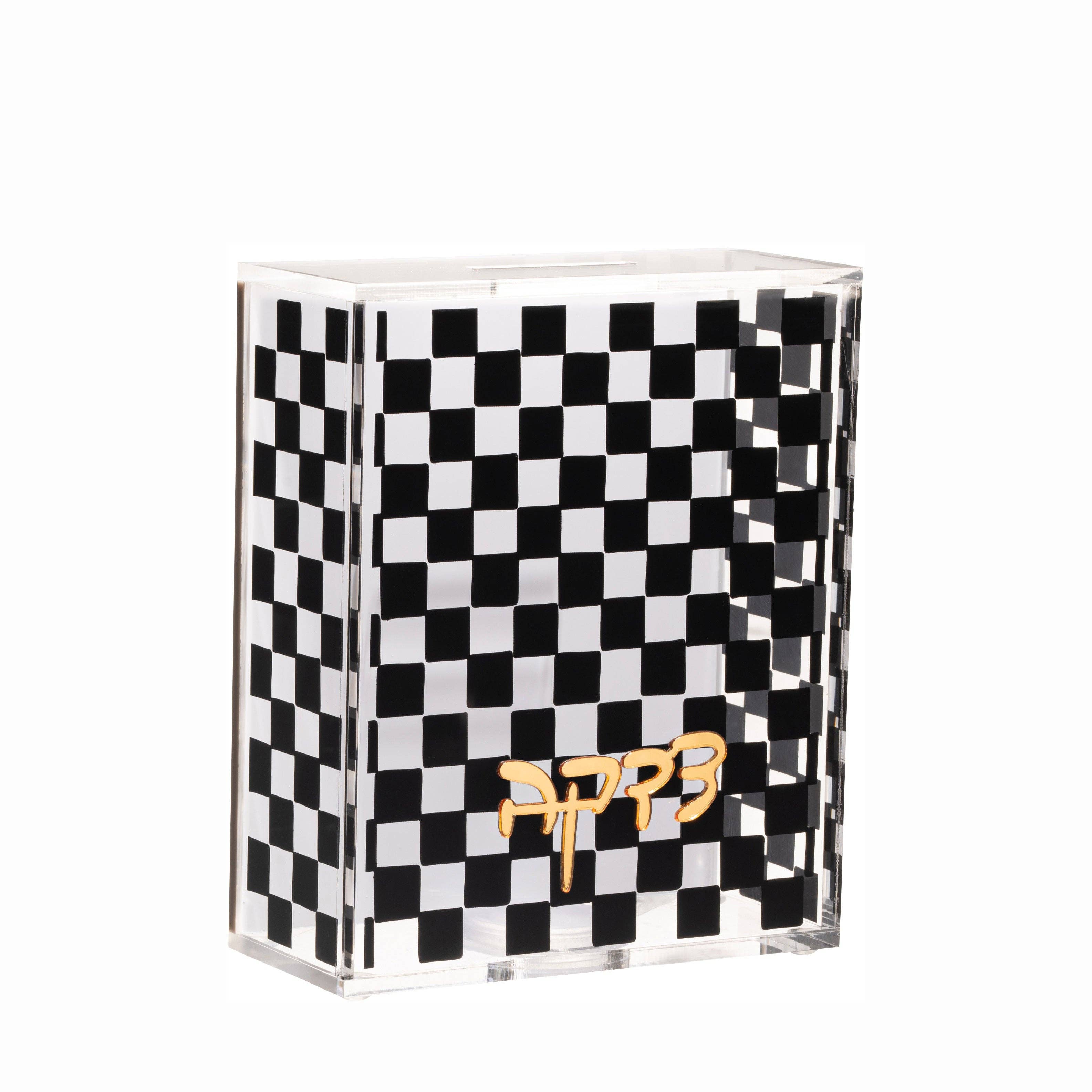 Waterdale Collection - Wholesale Decorative box - Onyx Tzedakah Box0