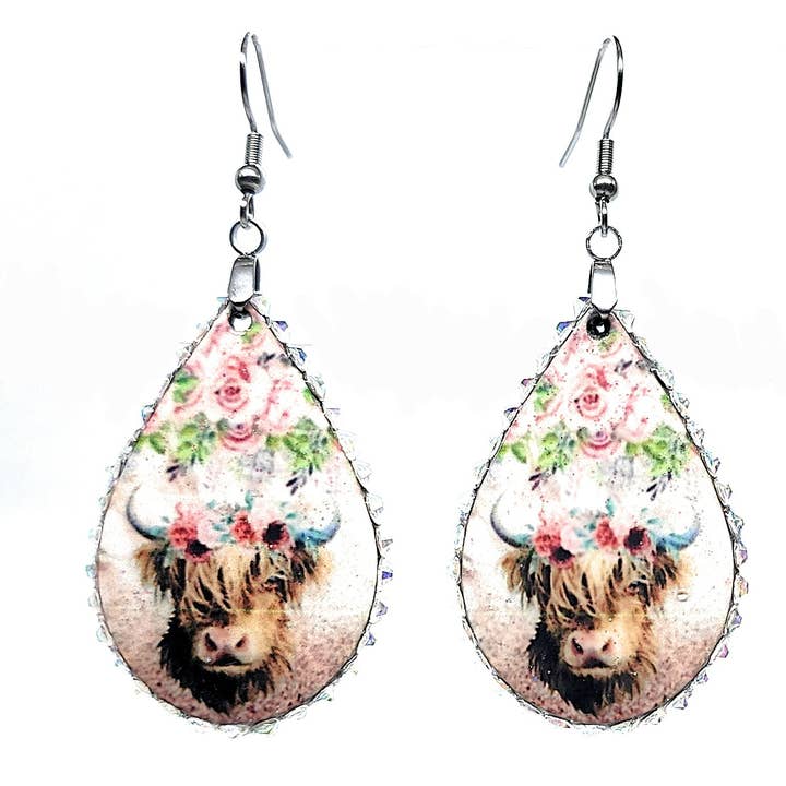 Highland Cow øreringe for engroshandel hos BCD