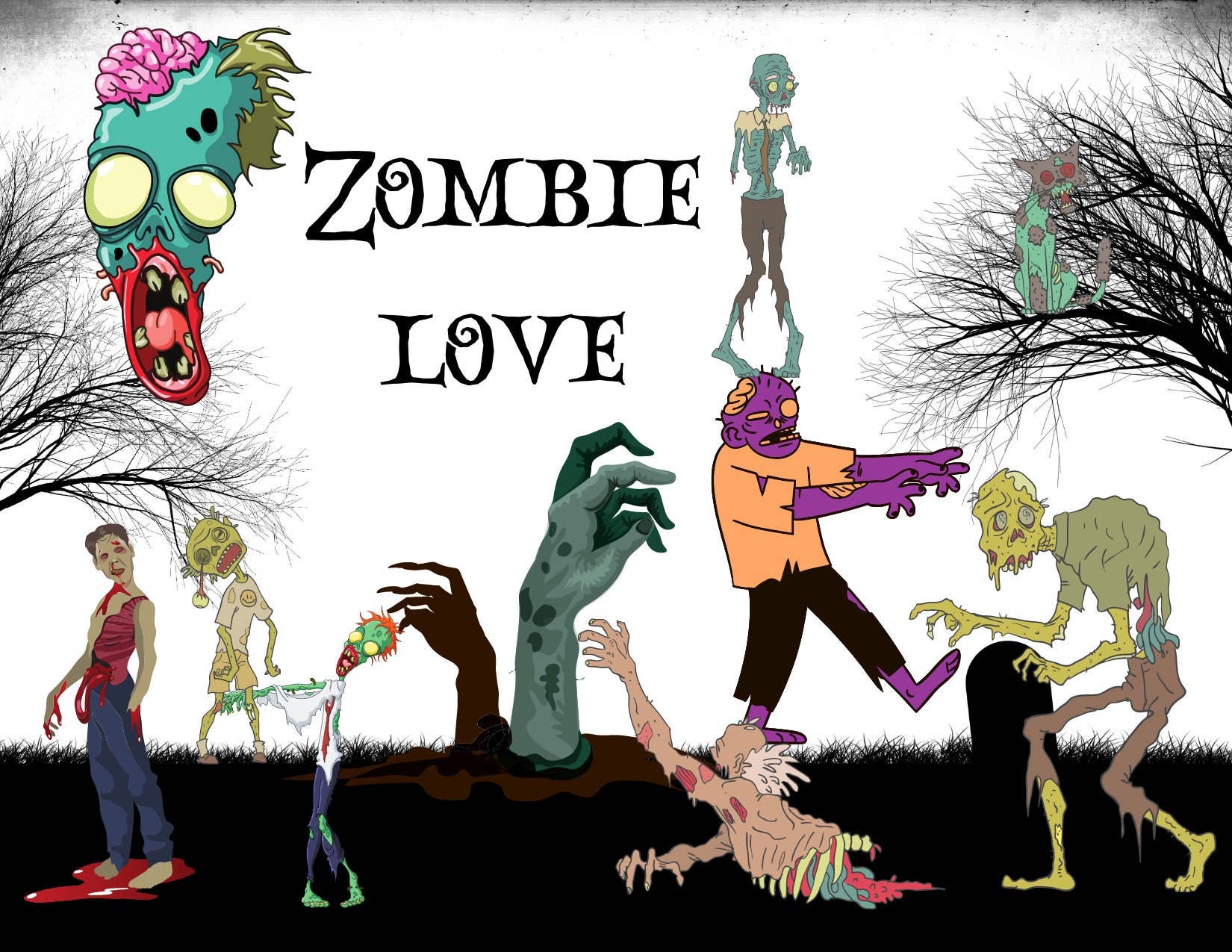 Piles of Postcards - Wholesale Ansichtkaartset - Halloween-ansichtkaartenbundel - 8 stuks6