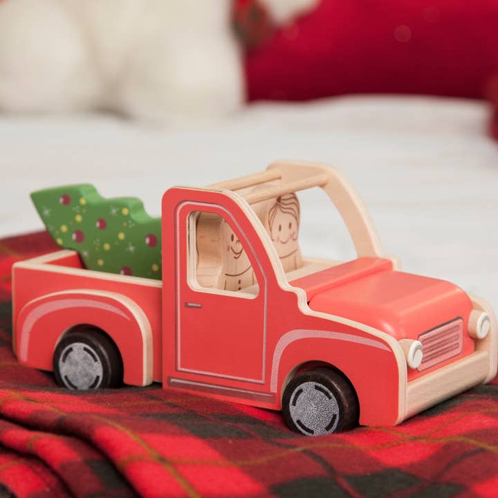 ODEAS – Großhandel Holzspielzeug – Kinder – Holz-Spielzeugauto Pickup