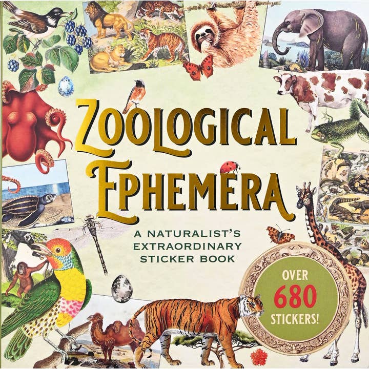 Peter Pauper Press - Wholesale Sticker - Zoological Ephemera Sticker Book