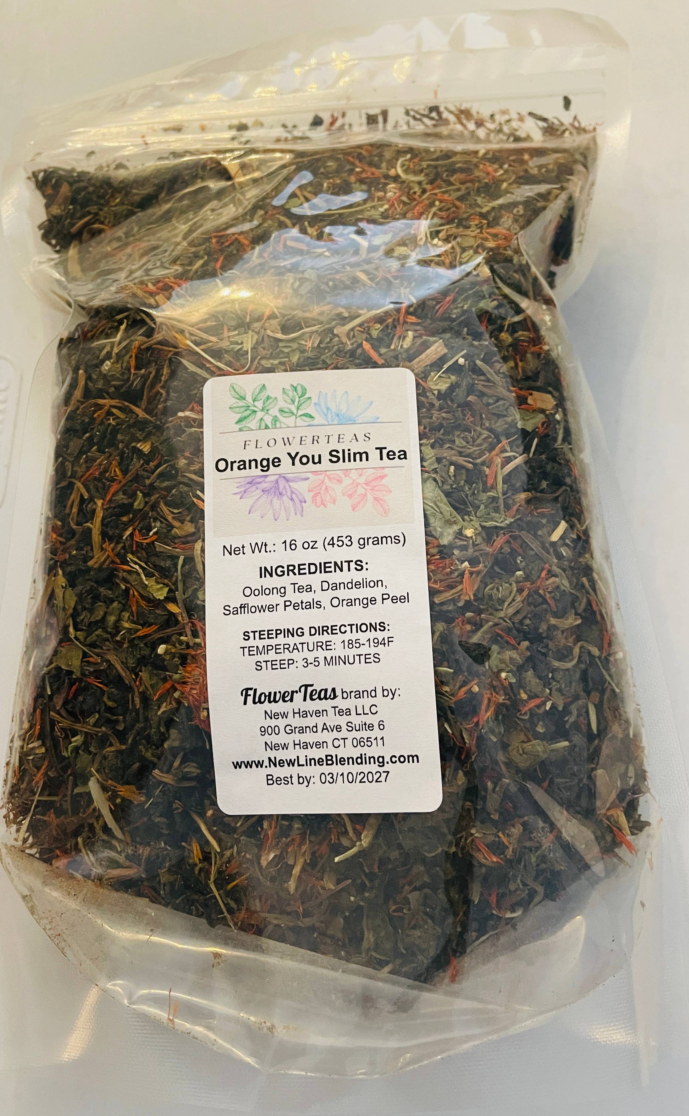 FlowerTeas – Engroshandel Løs te – Løsbladet te i løs vægt 1 lbs Kommerciel brygning Fødevareservice149