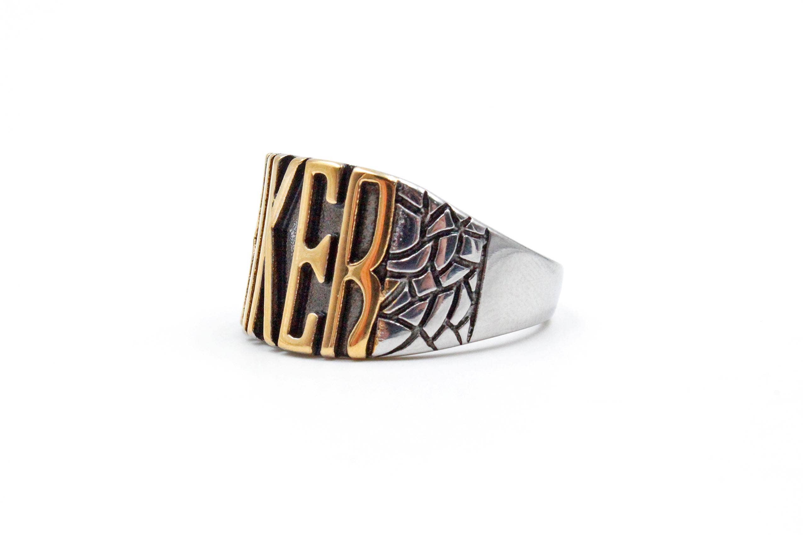 Awaken - Wholesale Band/Stacked Ring - BIKE-A-348 Letter Ring0