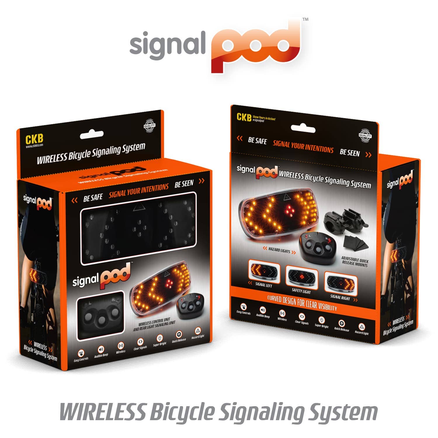 Wholesale Gifts Tomorrow - Wholesale Biking Accessories - Signal Pod V2 Wireless Led Bike Indicators1