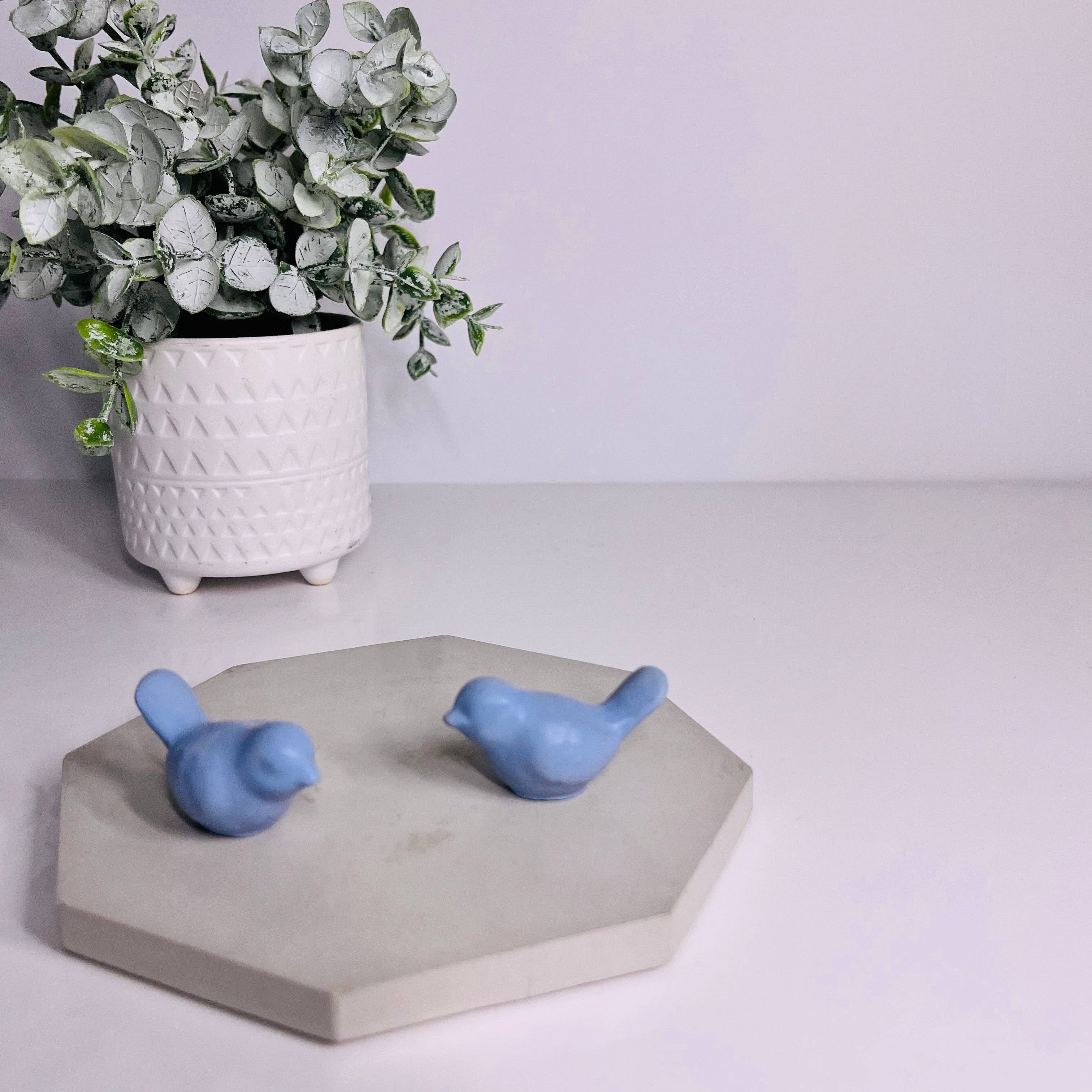 Joyful Lotus - Venta al por mayor Figura decorativa - Pájaros de concreto hechos a mano4