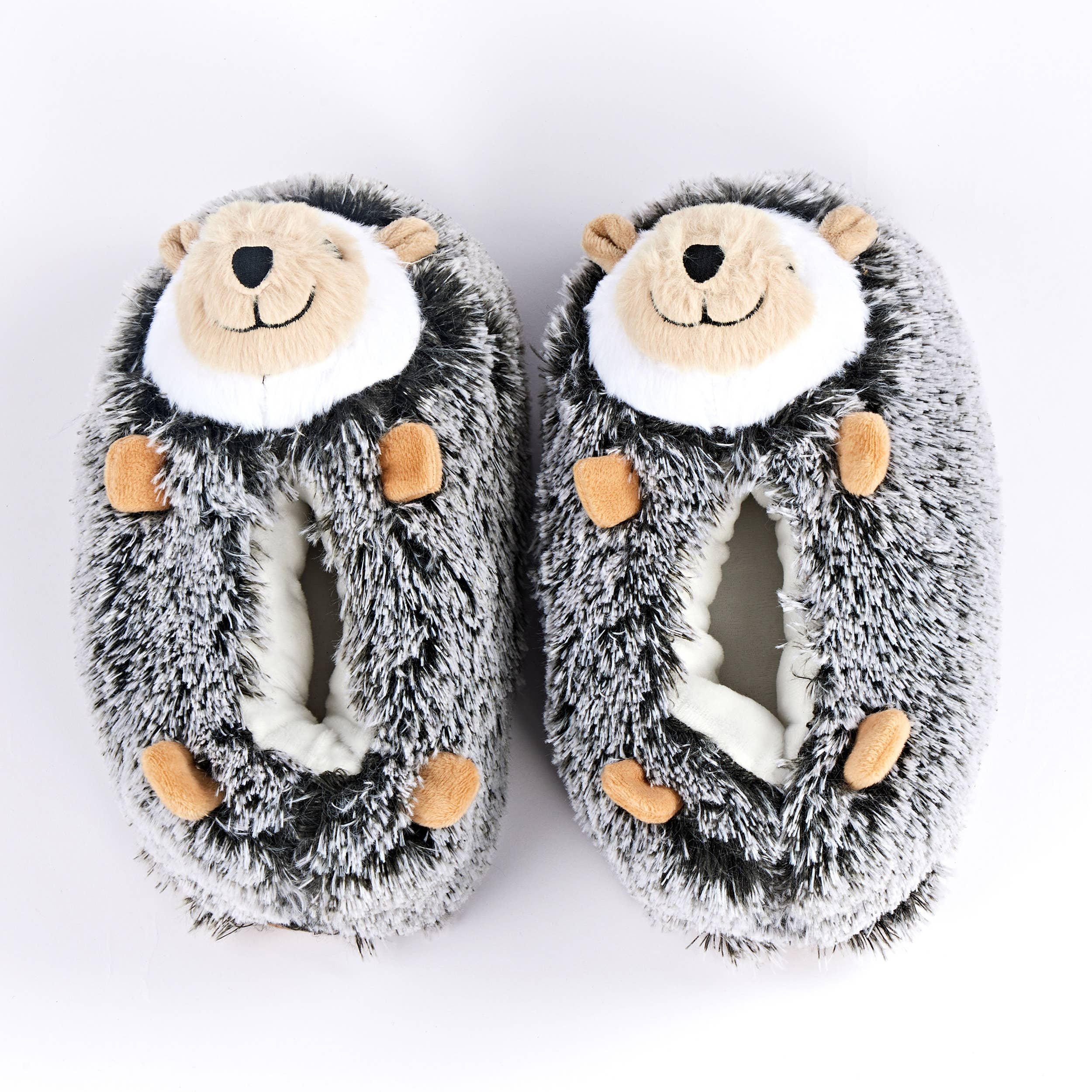 Oooh Yeah/Sock It Up/Oooh Geez Slippers - Wholesale Slippers - Women's - Biscuit the Hedge | Women's Funny Animal Fluffy Slippers4