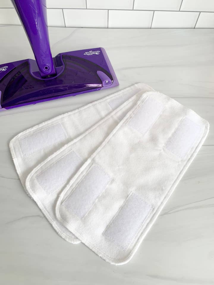 Housse de rechange réutilisable pour serpillère : crochet et boucle pour la vente par Saged Home